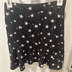 Nasty Gal - black and white star skirt